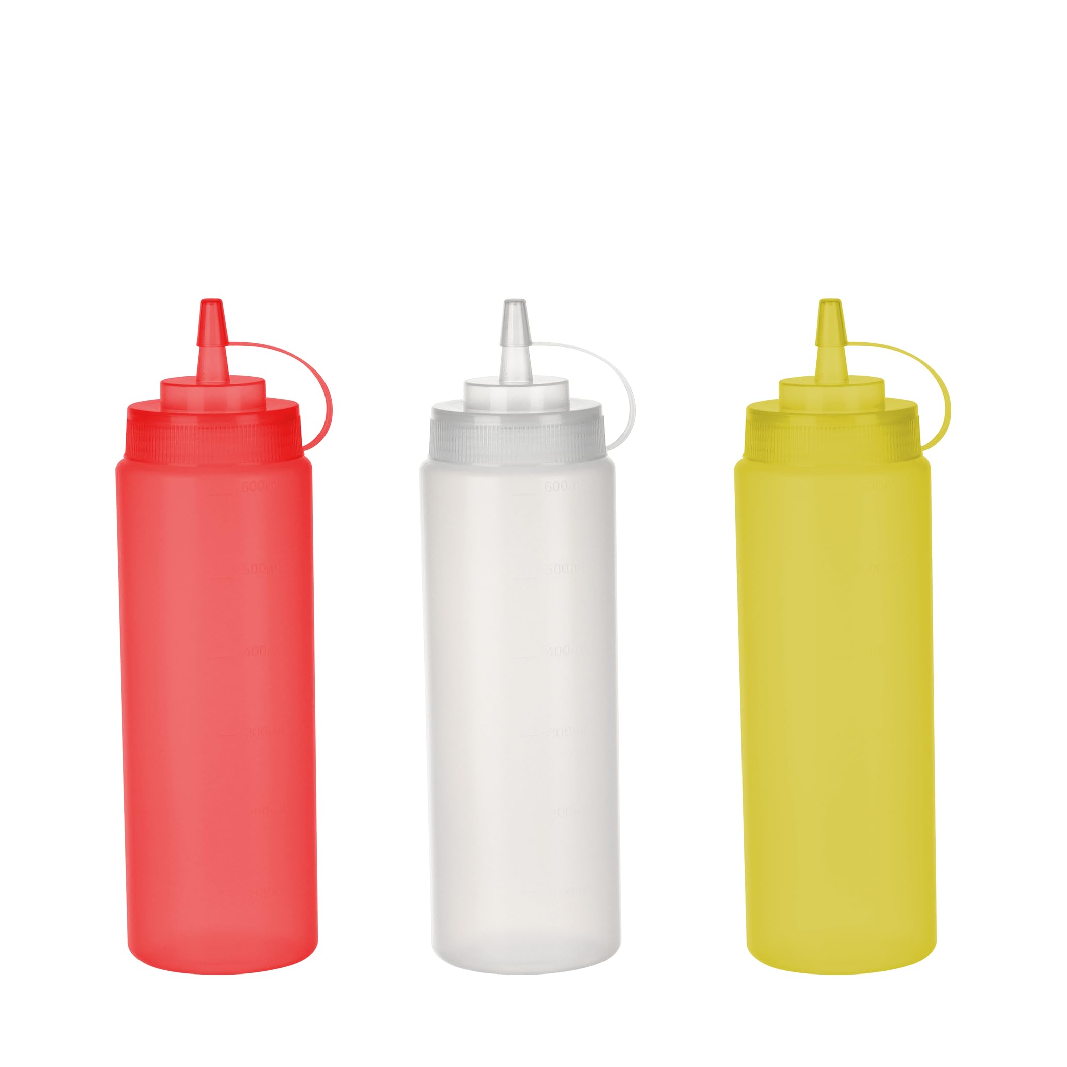 Botellas para salsas antigoteo WELKOR con tapas giratorias que evitan derrames