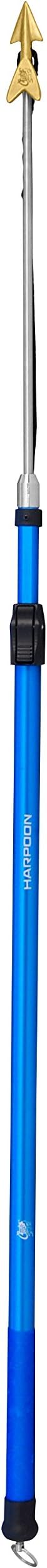 Cuda Weighted Aluminum Telescoping Fish Harpoon With Threaded Shaft & Dart, 44" - 72.5" (18850), BLACK