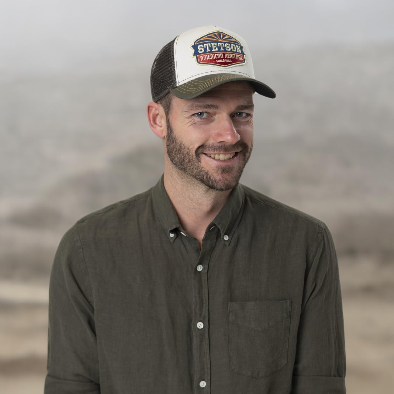 Stetson New American Heritage Trucker Cap Men Grey One Size - Image 8