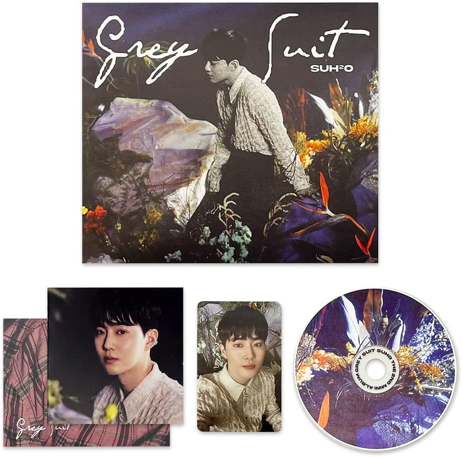 EXO SUHO - 2nd Mini Album [Grey Suit] (DIGIPACK Ver.) Photo Book + CD-R + Folded Poster + Photo Card