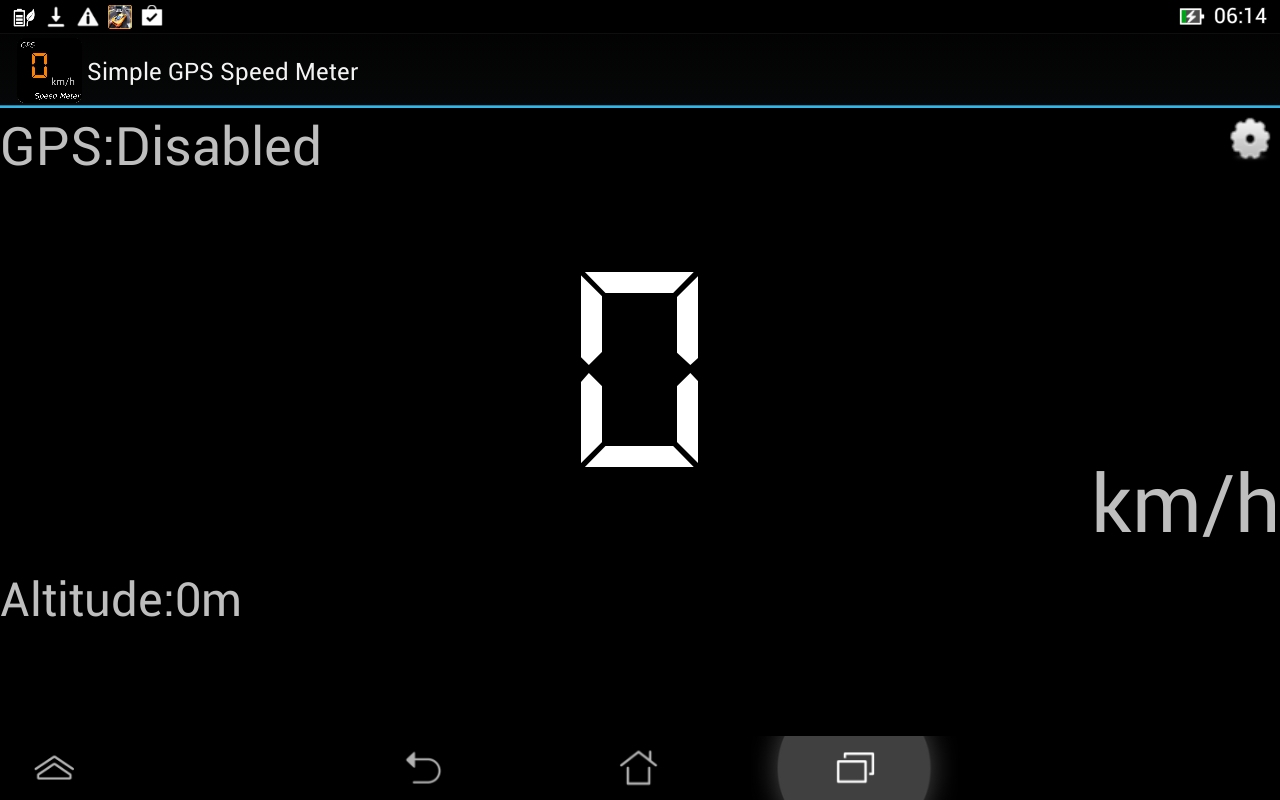 Simple GPS Speed Meter - App on Amazon Appstore