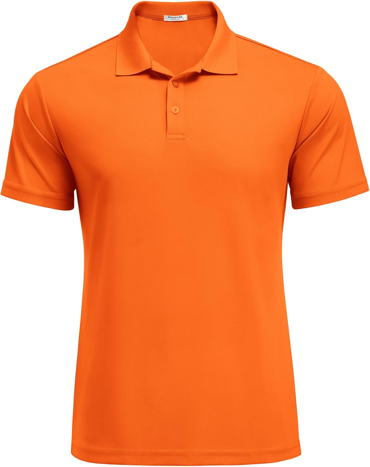 PINSPARK Polo Shirts for Men Short Sleeve Lightweight Quick Dry Golf T Shirt Moisture Wicking Casual Workout