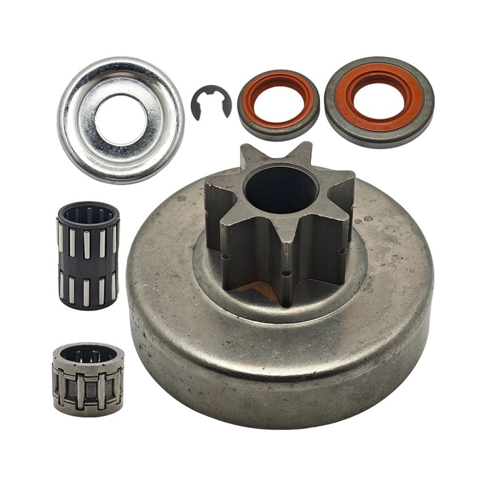Kit de arandela de Aguja for cojinete de Tambor de Embrague de 325" y 7 Dientes, Compatible con Motosierra 028, 028AV y 028WB (1118-640-2001)