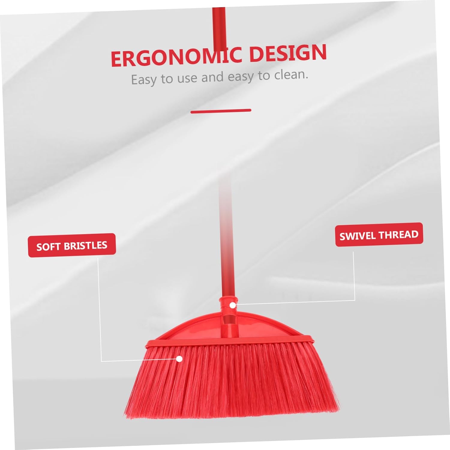 Household Plastic Broom Head Replacement for Versatile Sweeping Easy to Install Kitchen Accessory for Indoor Cleaning and Home Use and Design