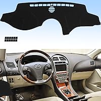 Vista 44 de AUQDD Alfombrilla de Cubierta para Tablero Compatible con Hy-undai Santa Fe 2013 2014 2015 2016 2017 2018, Alfombrilla de Tablero de Franela Negra