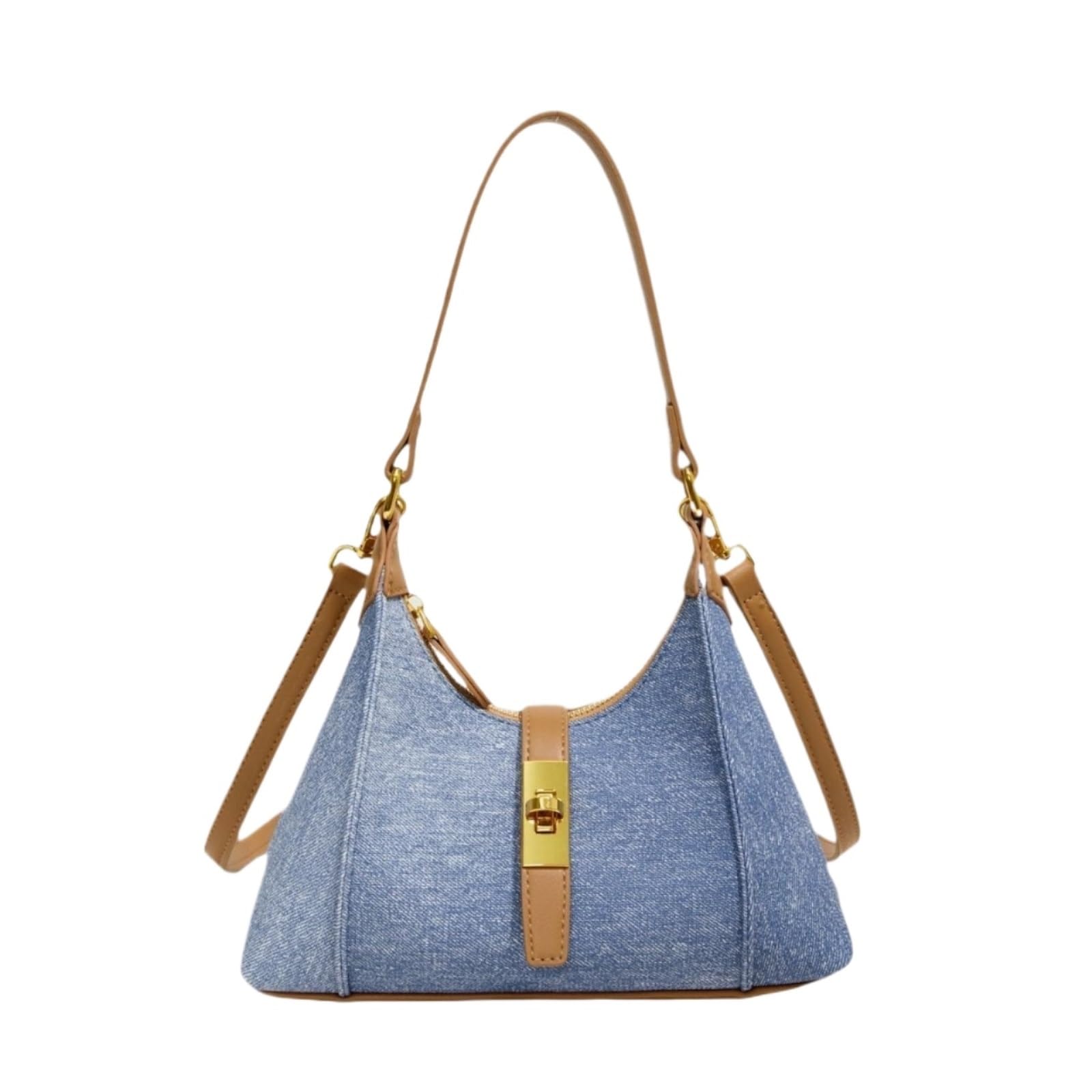 Bolso De Mano Bolso De Mano Con Múltiples Compartimentos, Bandolera, Diseño Bloques Color, Hombro Mujer