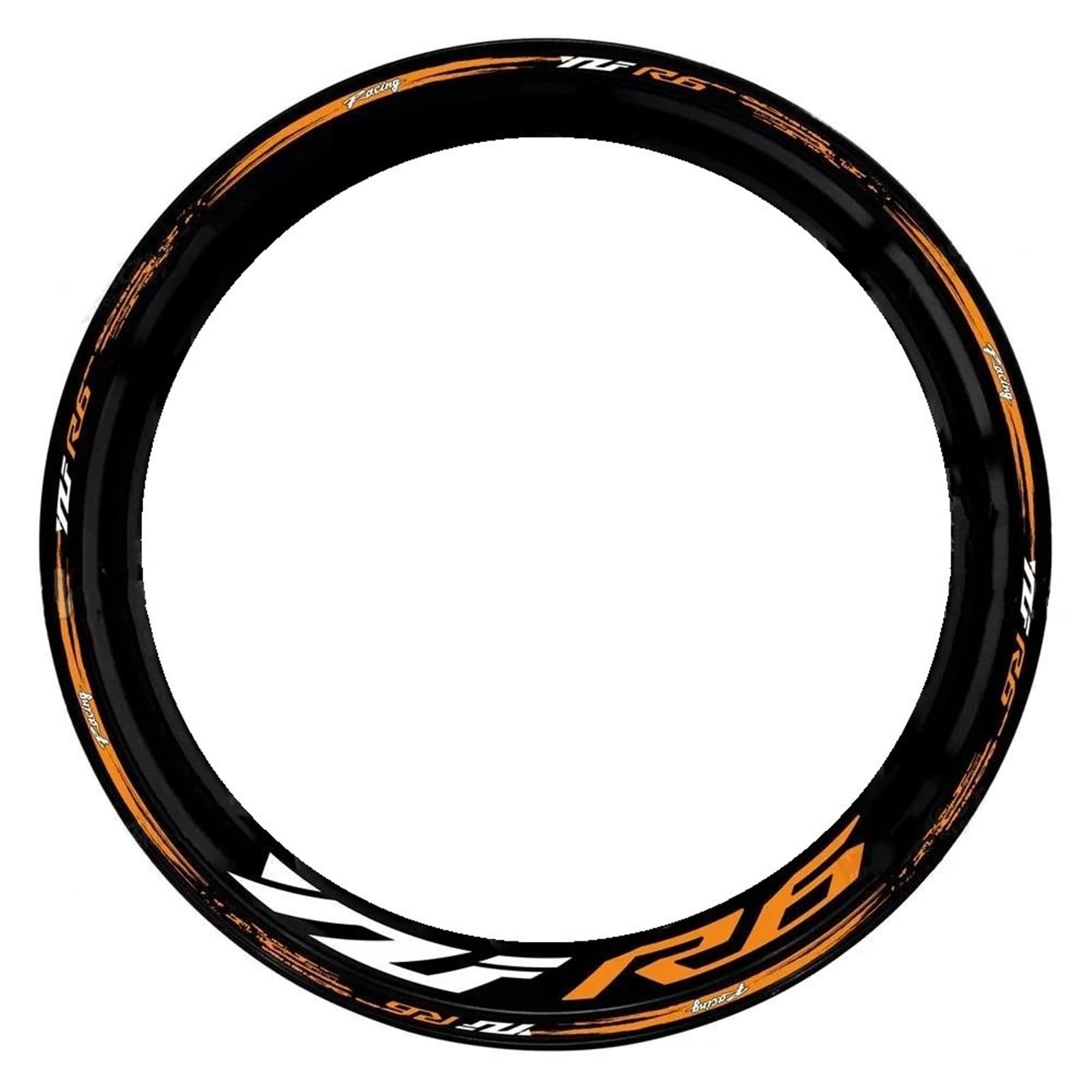 Wheel Stickers Motorcycle Wheel Stickers for YZF-R6 YZF R6 Rim Sticker Hub Decals Night Reflective Decorative Rim Reflective Decal