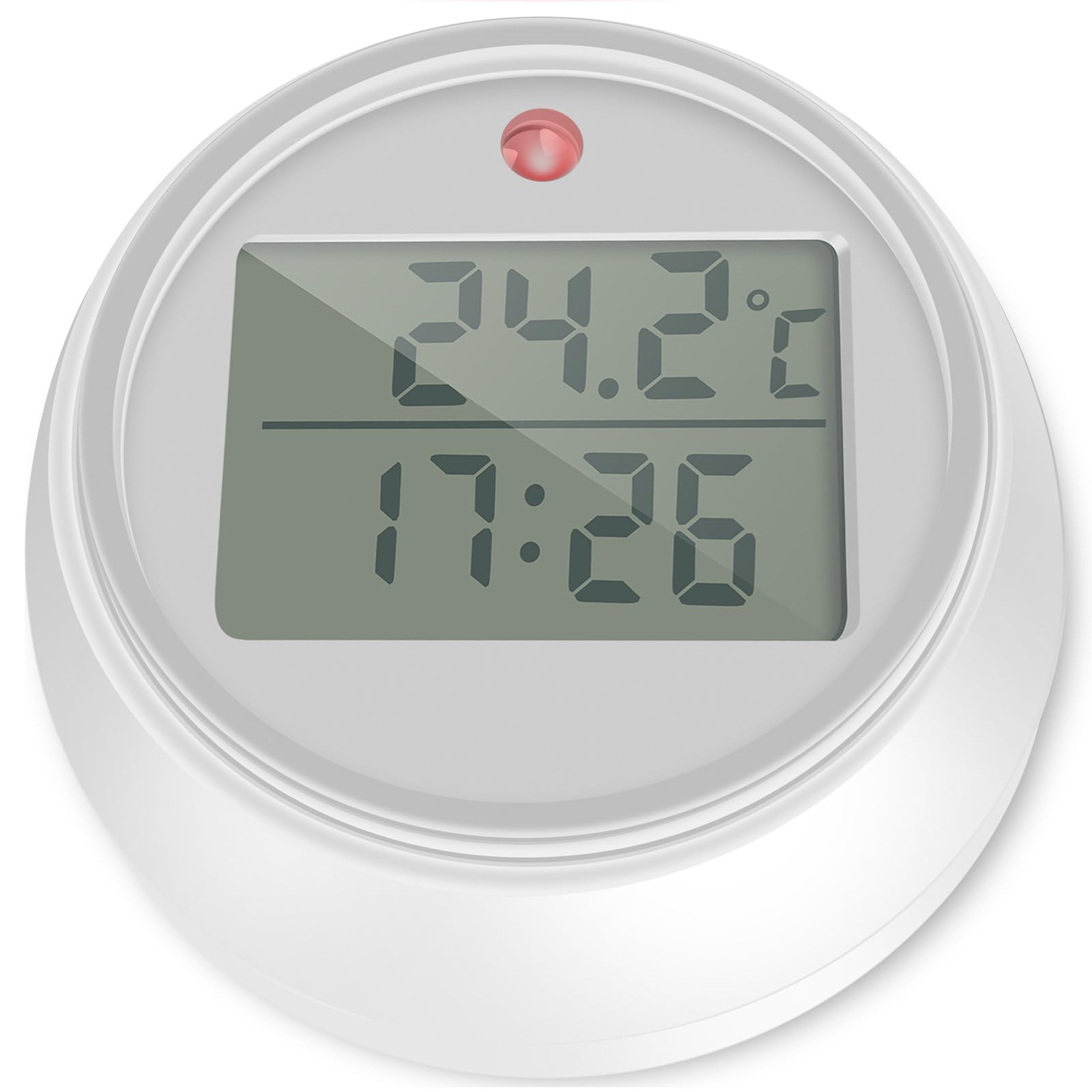 A Thermometer für Eisbad, mit Timer, Wasserthermometer, wasserdicht, IP66, mit klarer Anzeige, Blitz, 1,7 x 1,1 Zoll, Kalt-Tauchthermometer, Thermo-Thermo, digital