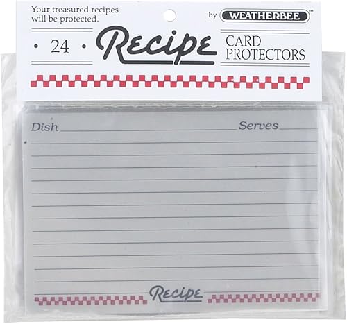 Miniatura 5 de Weatherbee - Tarjetas de recetas de 3 x 5 pulgadas, juego de 24