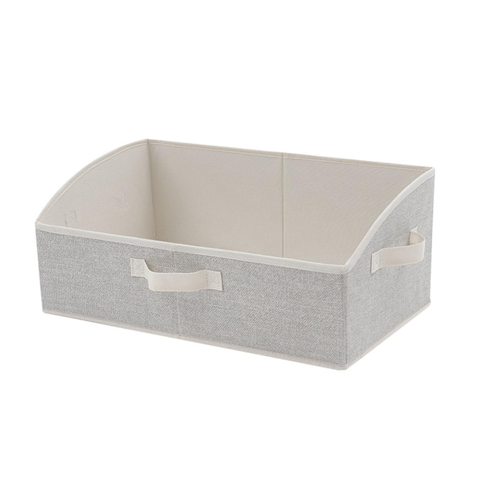 MICFENY Foldable Closet Storage Bins for Shelves,Shelf Baskets for Organization,Closet Organizers,Trapezoid Closet Storage Bin