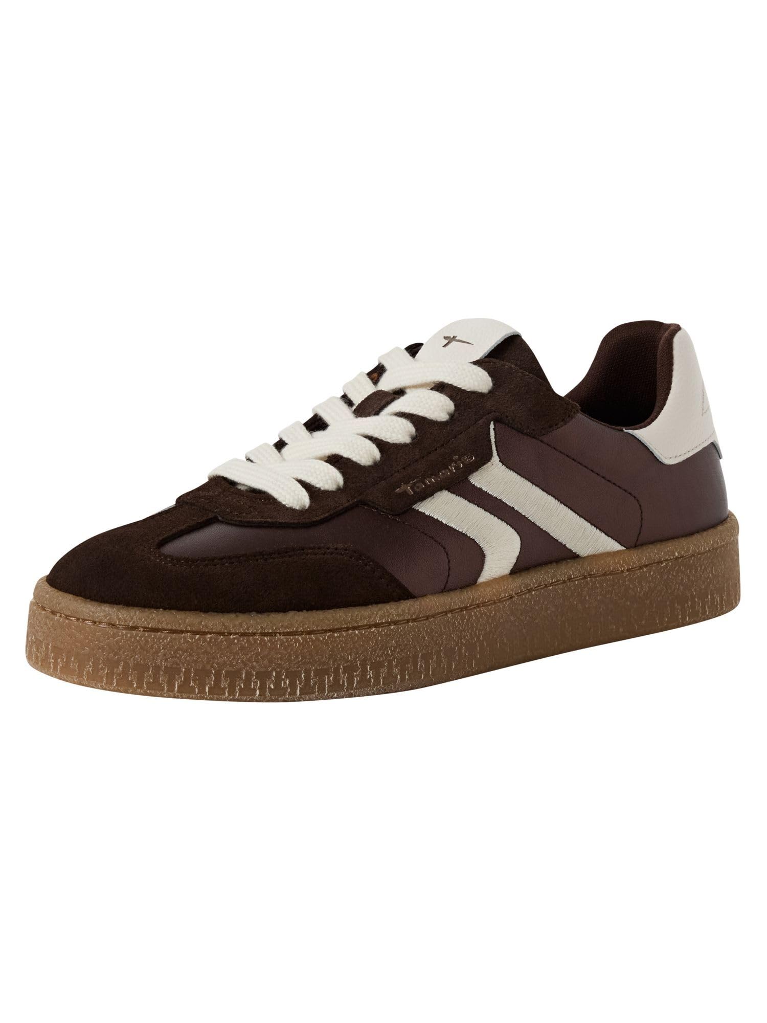 Tamaris Women Sneaker Low Leather brown 3.5 UK