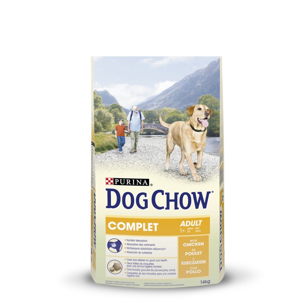 Dog Chow Perro Completo Pienso con Pollo para Perro Adulto 14 kg