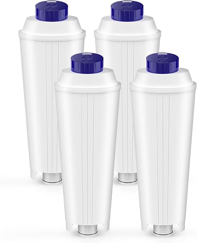 4 Pcs DLSC002 Filtres pour Delonghi Magnifica s 