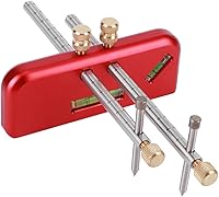 Vista 9 de Carpintería Lineal Scriber Mortaja Calibre Regla Cabeza Doble Cabeza Aleación de Aluminio Mano Carpintero Herramienta Rojo Para Carpintero