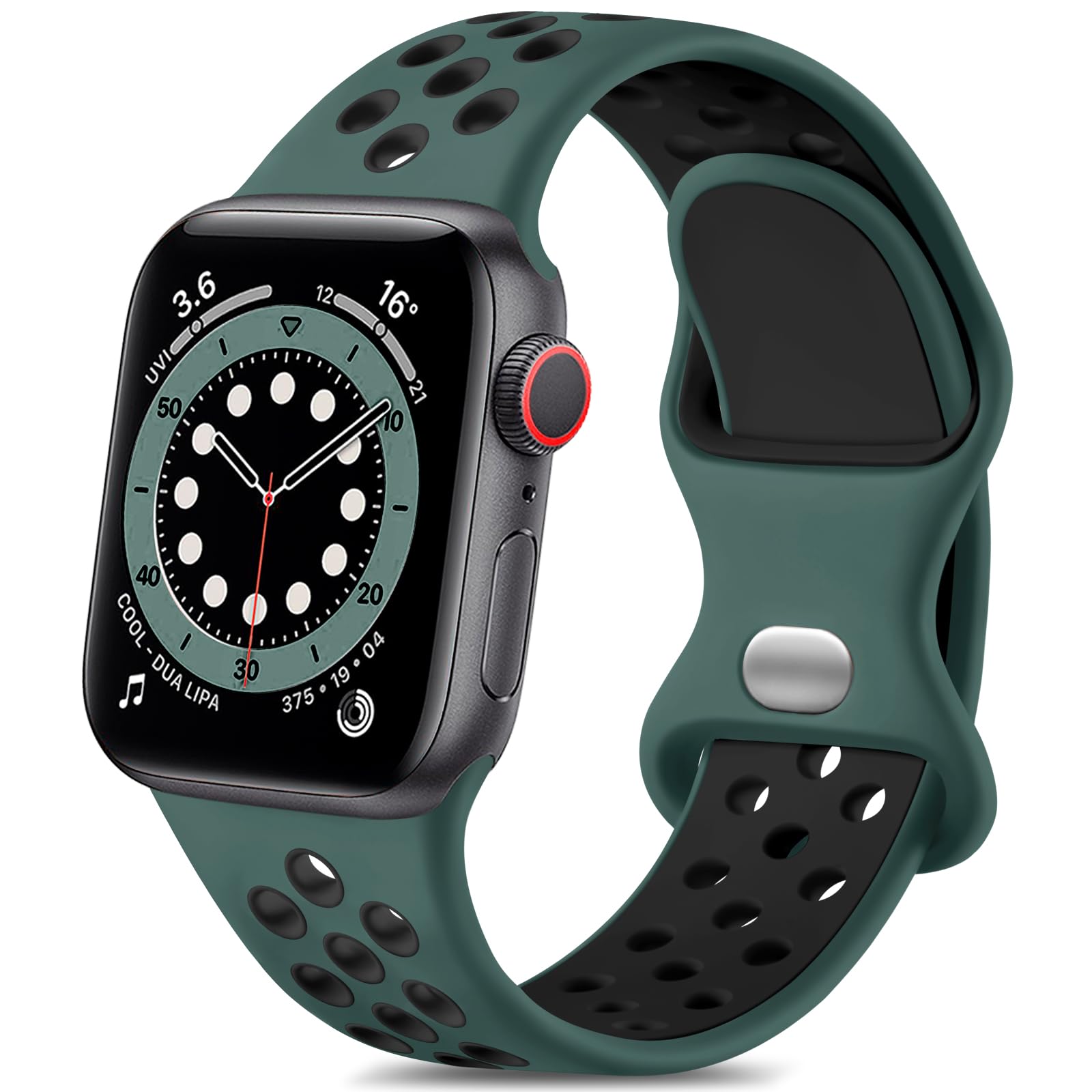 Lerobo Sport Band for Apple Watch Bands 44mm 45mm 46mm 42mm 49mm Men Women — Amazon image 15