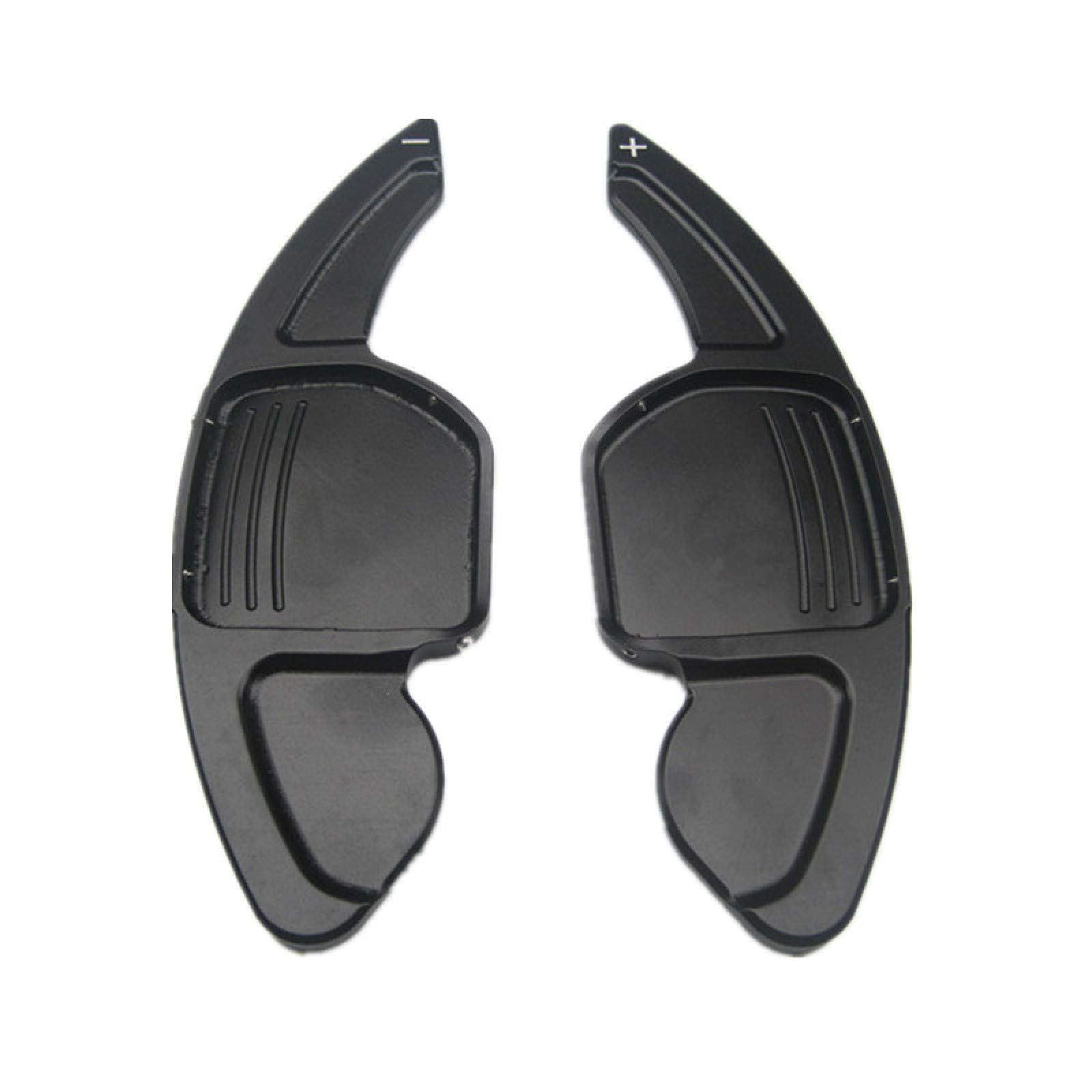 ZHAOOP,Car Steering Wheel Shift Paddles Extension Shifter Sticker For AUDI A3 S3 A4 S4 B8 A5 S5 A6 S6 A8 R8 Q5 Q7 TT,Black