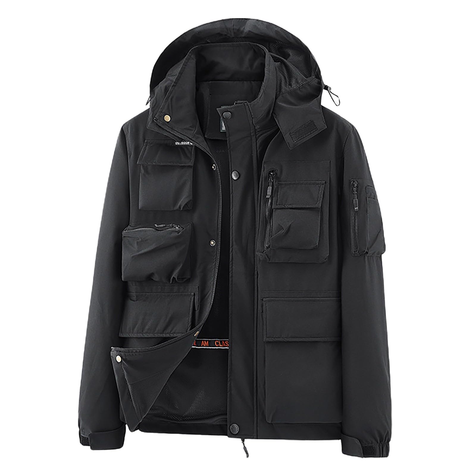 Giacca Impermeabile Uomo Antivento, Giacca Uomo Estiva, Cappotto Antipioggia Leggero Giacca a Guscio Traspirante E Antivento per Viaggiare Softshell All'aperto Giacca a Vento per Le Mezze Stagioni