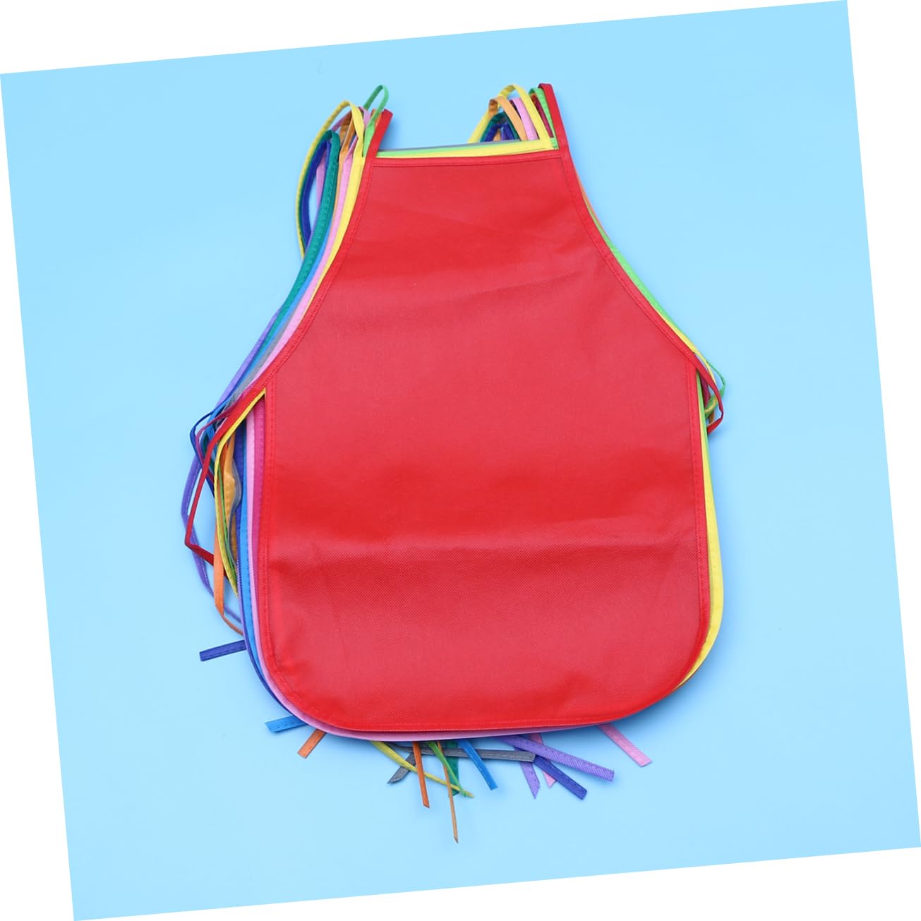 ibasenice Pièces Tablier De Chef Peinture Tablier Rouge De Peinture Pour Enfants Jeu De Simulation Dans Des Enfants Bavoirs Préscolaire Déguisement Jouer