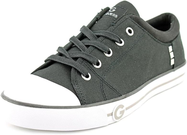 Guess Women's Lace up Fashion Sneakers, Black, Size 9.0