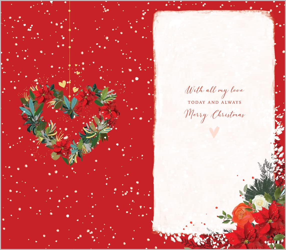 Abacus Christmas Card Wife - Embrace, Multicoloured - Image 2