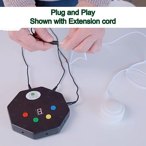 Miniatura 8 de Trebisky Zumbador para espectáculos de juegos, prueba educativa y en el aula, noche de juegos familiares, trivia de peligro, juego de 8 zumbadores