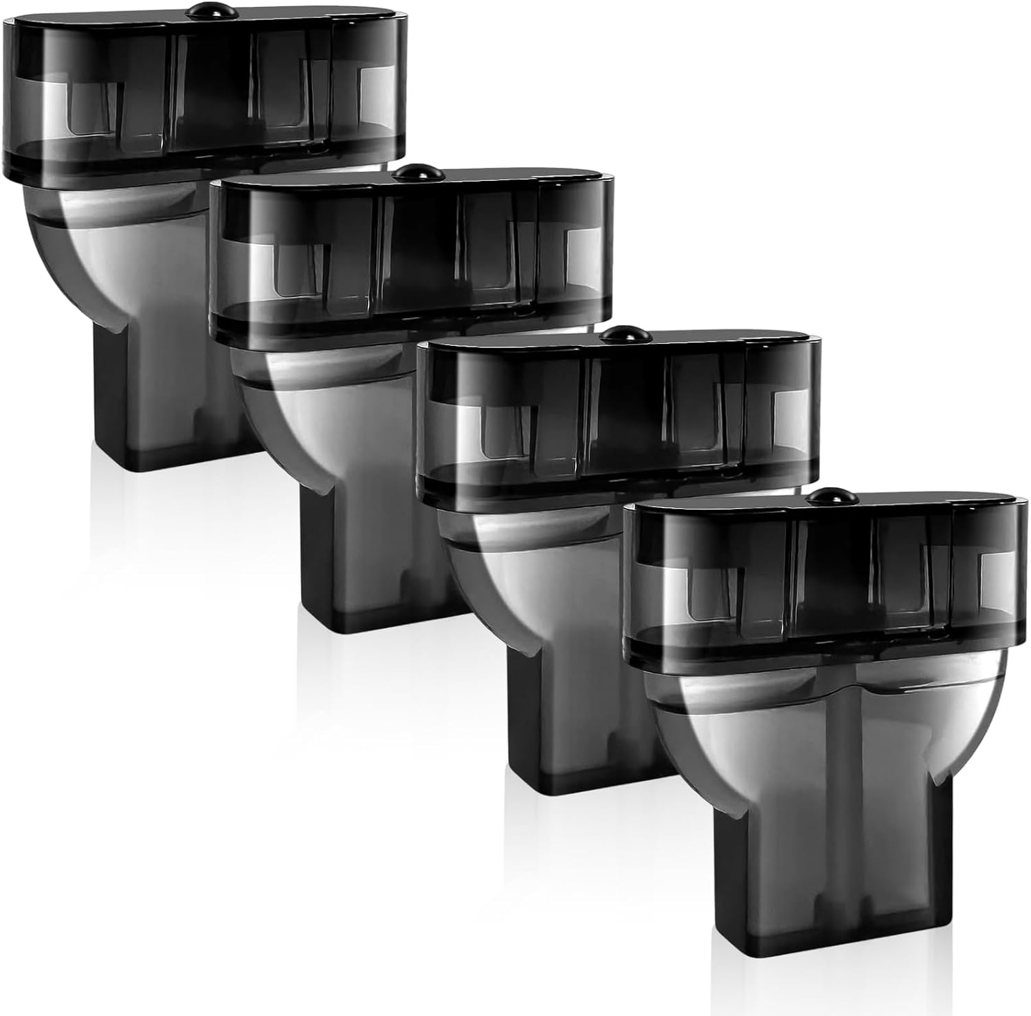 4Pcs Rechargeable Mosquito Repellers Refills,Advanced Repellent Formula Provides 20 Foot Protection Zone Outdoor, Compatible with E-Series & Radius Only, No DEET, Spray or Flame