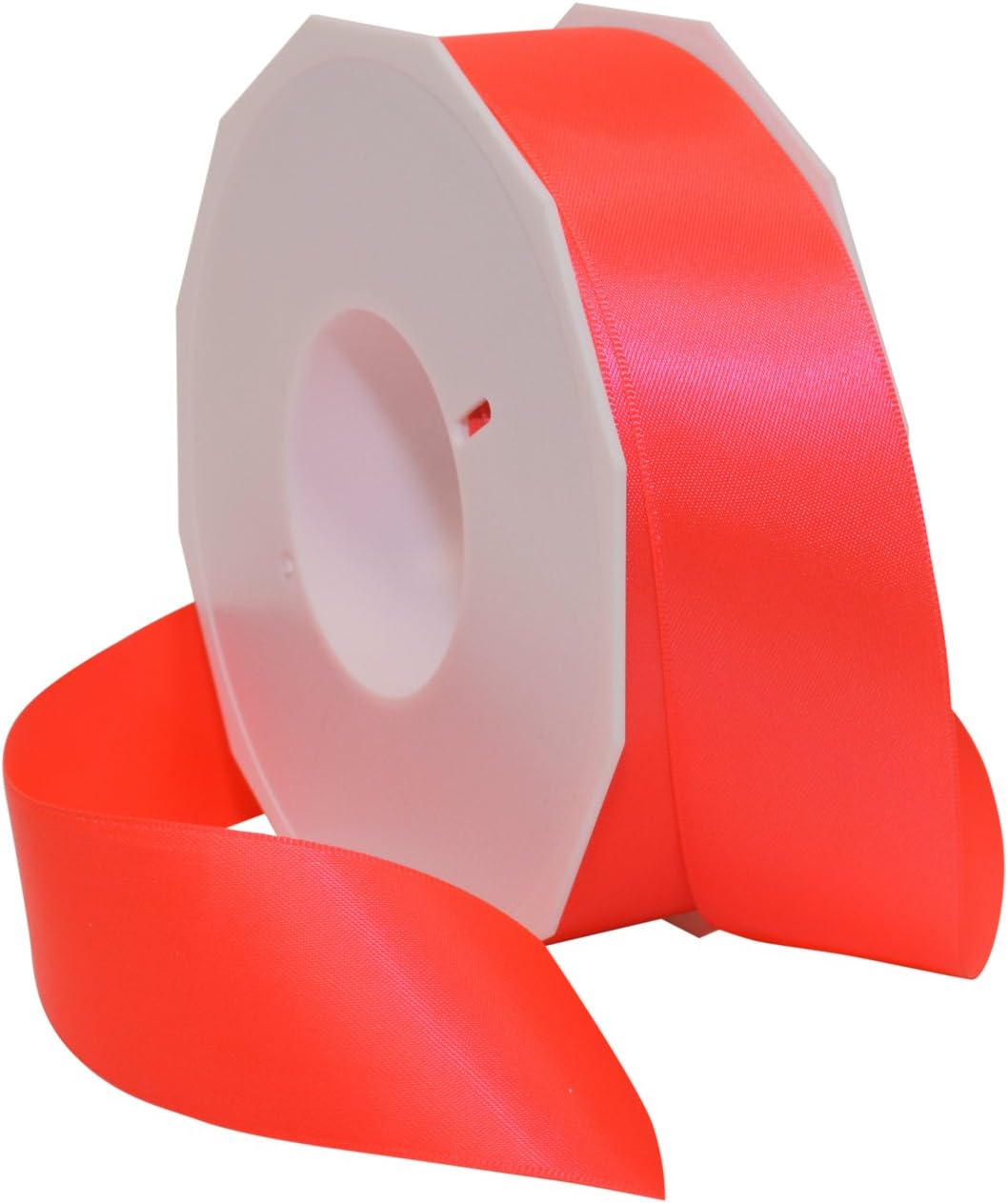 Morex Ribbon Neon Brights Satin, 7/8-inch by 50-Yard, Electric Purple