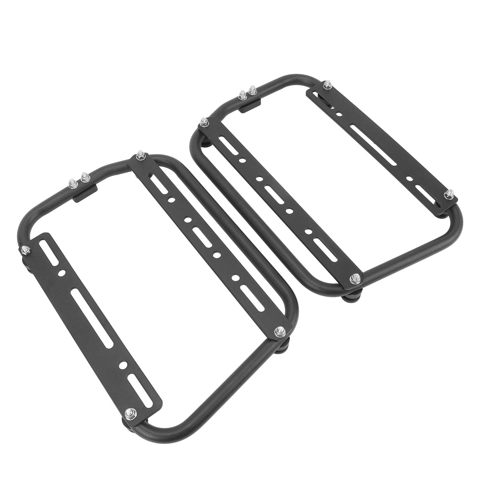 Soportes Laterales para Motocicleta, Barra de Soporte para alforjas de aleación de Aluminio con Alta Capacidad de Carga, Soportes universales de Transporte Lateral para alforjas