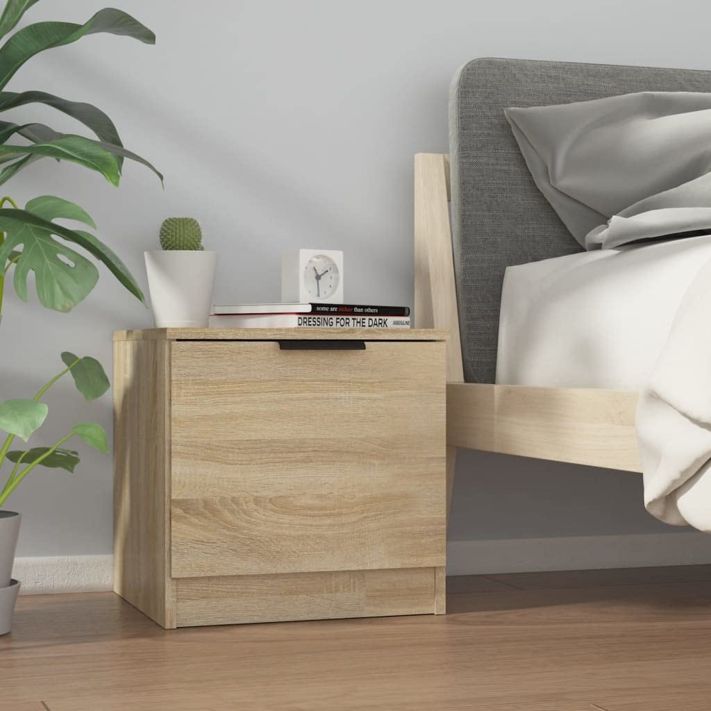 Meuble de chevet en chêne Sonoma 40x39x40 cm table de nuit bois