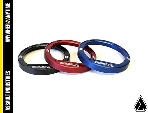 Assault Industries Bisel de calibre de aluminio Billet (Compatible con Polaris RZR  Ranger) NEGRO