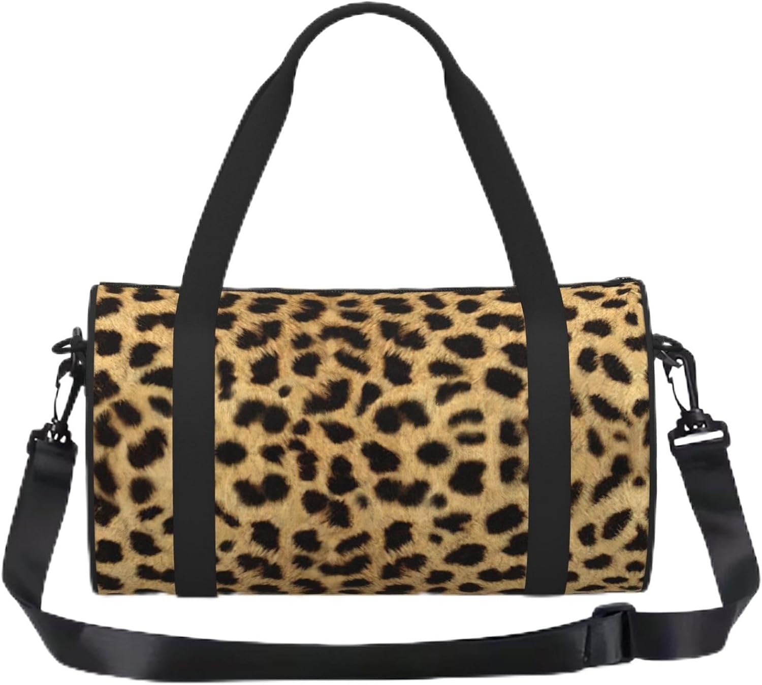 Leopard Animal Print Print Sports Tote Bag Lightweight Water-Resistant Gym Backpack Travel Supplies