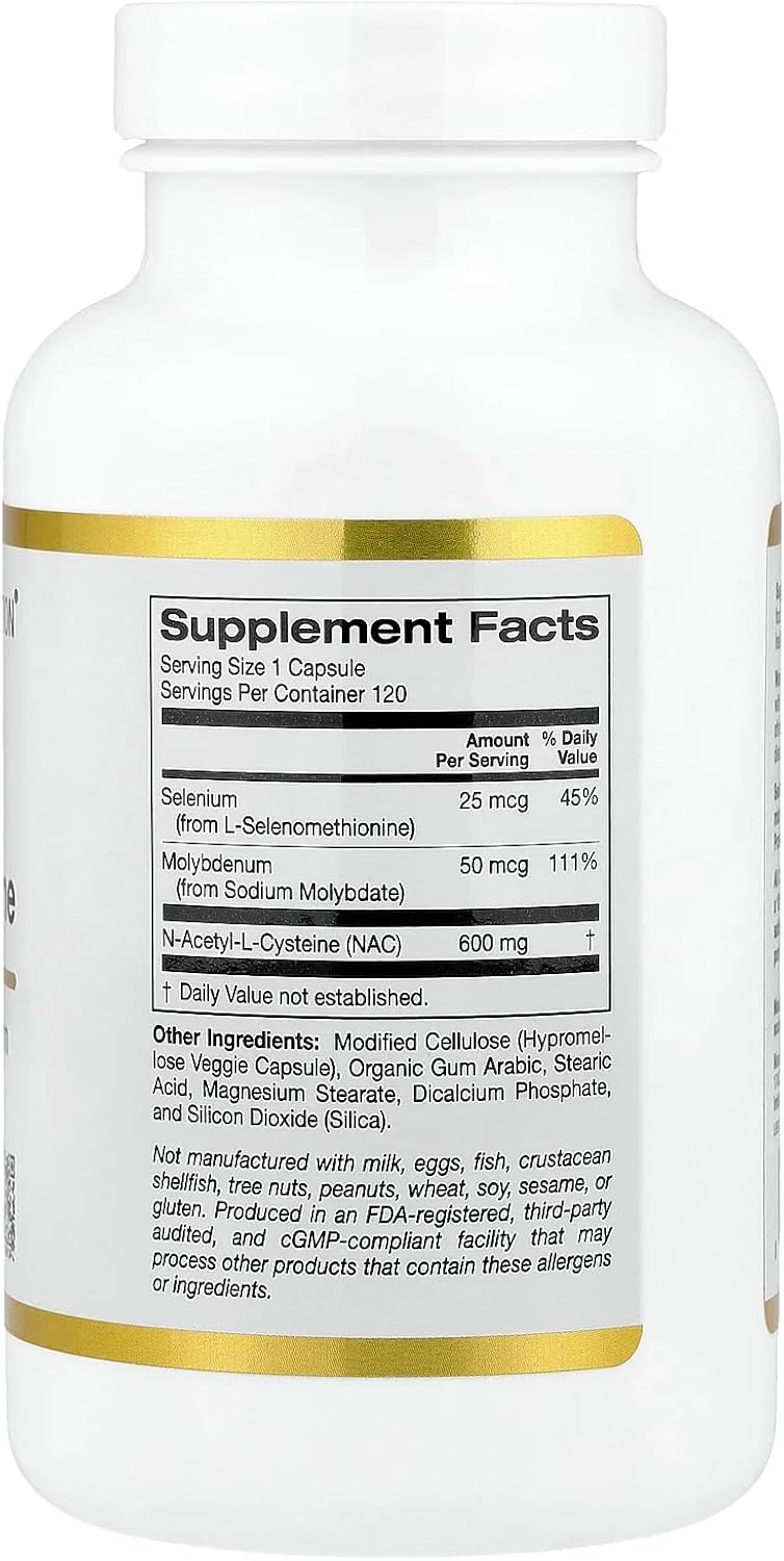Lake Avenue Nutrition N-Acetyl-L- Cysteine, 600 mg, 120 Veggie Capsules