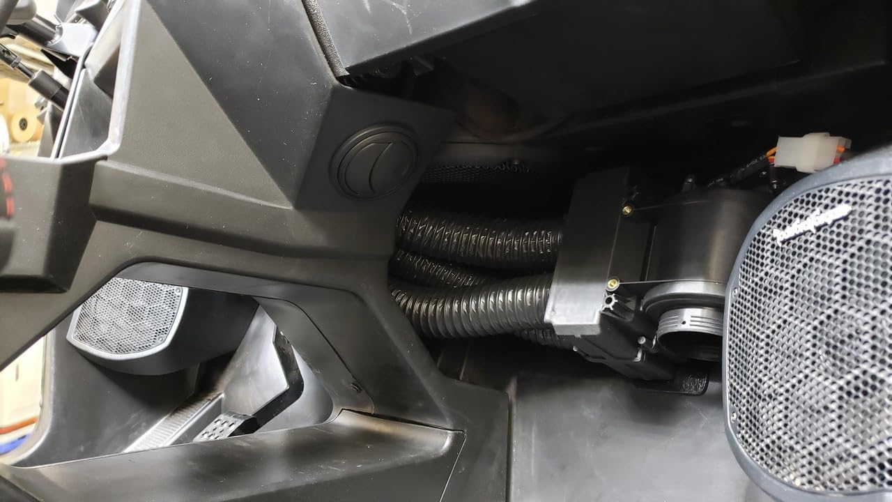 Ice Crusher UTV Cab Heater for Polaris General 1000 (2016-2025) with Fosgate Subwoofer and Defrost Bundle