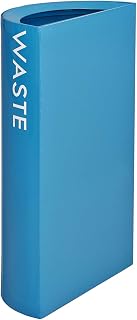Safco Mixx Recycling Center, Half-Round Receptacle, 23 Gallons