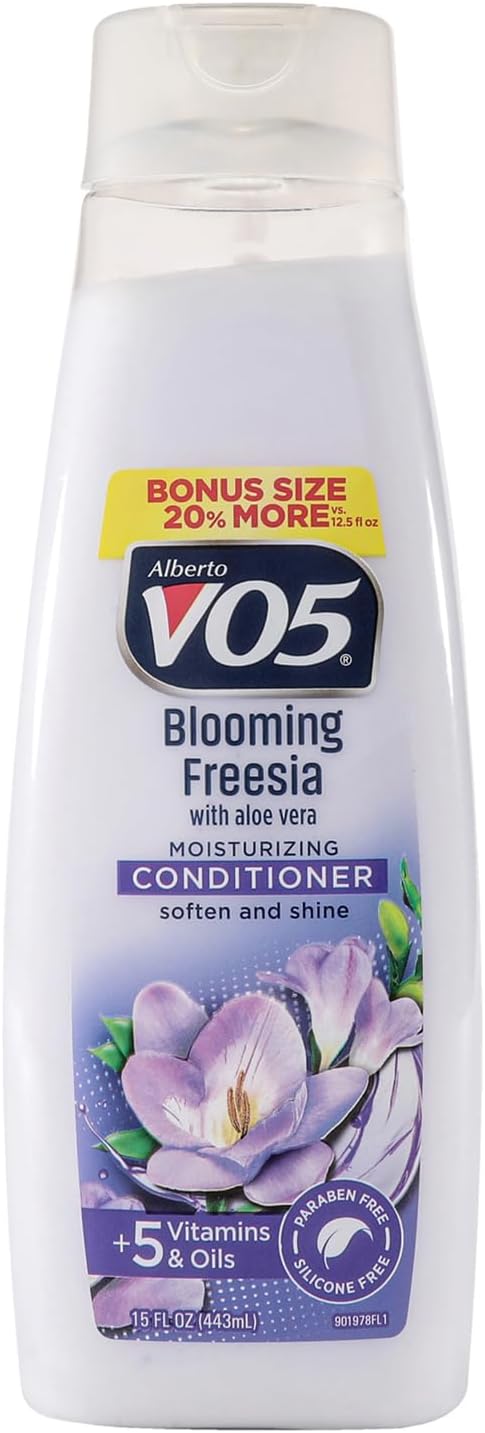 Blooming Freesia Revitalizing Conditioner - Hair Conditioner Formulated with Essential Vitamins and Oils - Fresh Floral Fragrance - 15 oz