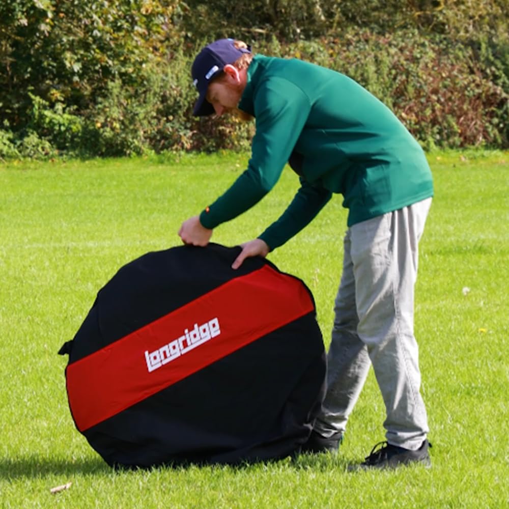 Longridge Pop Up Return Golfnetz, Schwarz/Rot