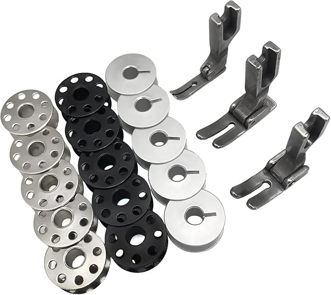 31 Piezas Prensatelas y Accesorios para Máquina de Coser Industrial miniatura 2