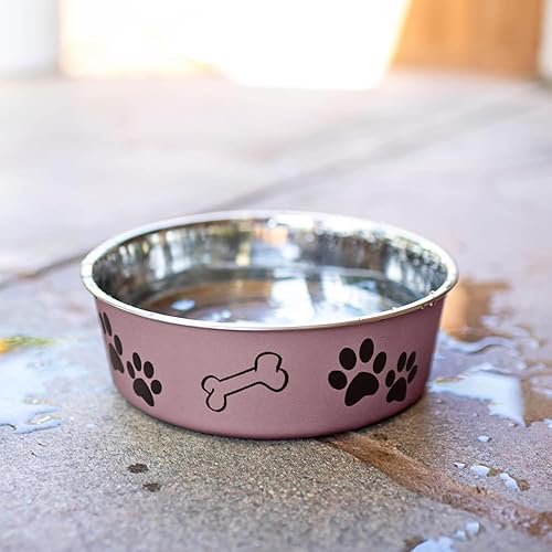 Vista 30 de Hermoso recipiente metálico Loving Pets, L, Cobre