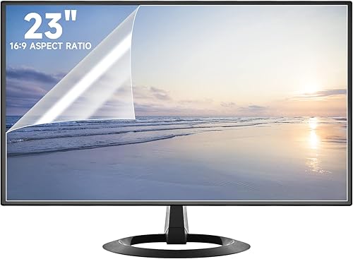 Paquete de 2 cubiertas antideslumbrantes para pantalla de computadora de 23 pulgadas, protección ocular, película antirreflejos mate para 23