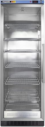 Summit Appliance PTHC155GLHD24 Wide Blanket Warmer; 12.17 cu.ft. Capacity; Double Pane Tempered Glass Door; Stainless steel interior; Digital Thermostat, Cantilevered Shelving System