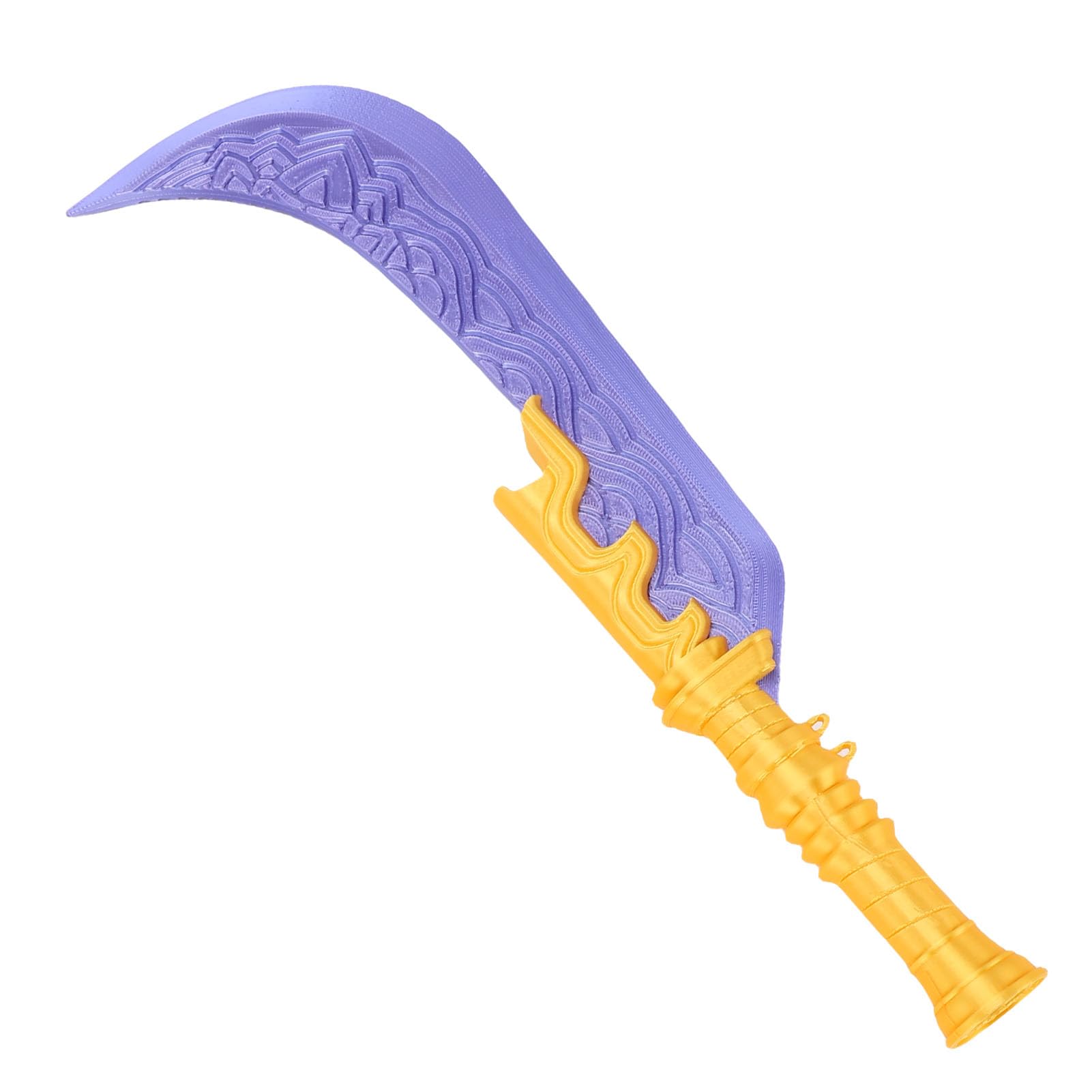 Topiky Accessorio Fantasy Spada Lunga Cosplay Stampato in 3D da 25 Pollici, Accessori per Costumi Anime Cosplay, Replica di Spade Anime da Collezione per Film in Costume, di Halloween per Ragazzi e