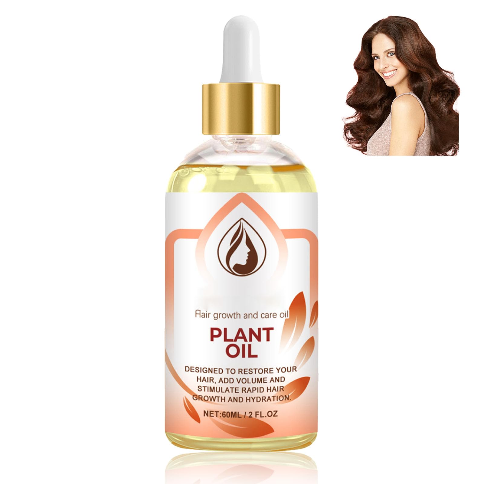 Aceite para el tratamiento del cabello, aceite para el crecimiento del cuero cabelludo, aceite estimulante para el tratamiento del cuero cabelludo para hombres y mujeres con cabello debilitado-60ml
