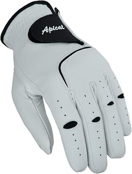 Men's Cabretta Leather Golf Gloves 3 Pack Premium Soft Grip Left Hand Golf Glove for Right-Handed Golfers Breathable All Weather Fit, Durable Performance (Regular Sizes)