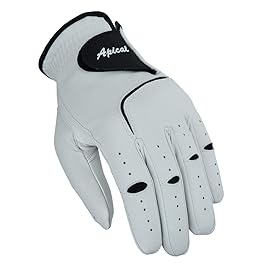 Apical Premium Leather Golf Glove Stable Grip Mens Golf Gloves Durable Value Pack (Pack of 3) Genuine Cabretta Leather Golf Gloves Men Left Hand (Regular Sizes) (Small, Left Handed)