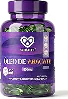 Óleo De Abacate - Com Ácido Linoleico, Ômega 6 e 9-500mg - 130 Cápsulas Gelatinosas - Anami