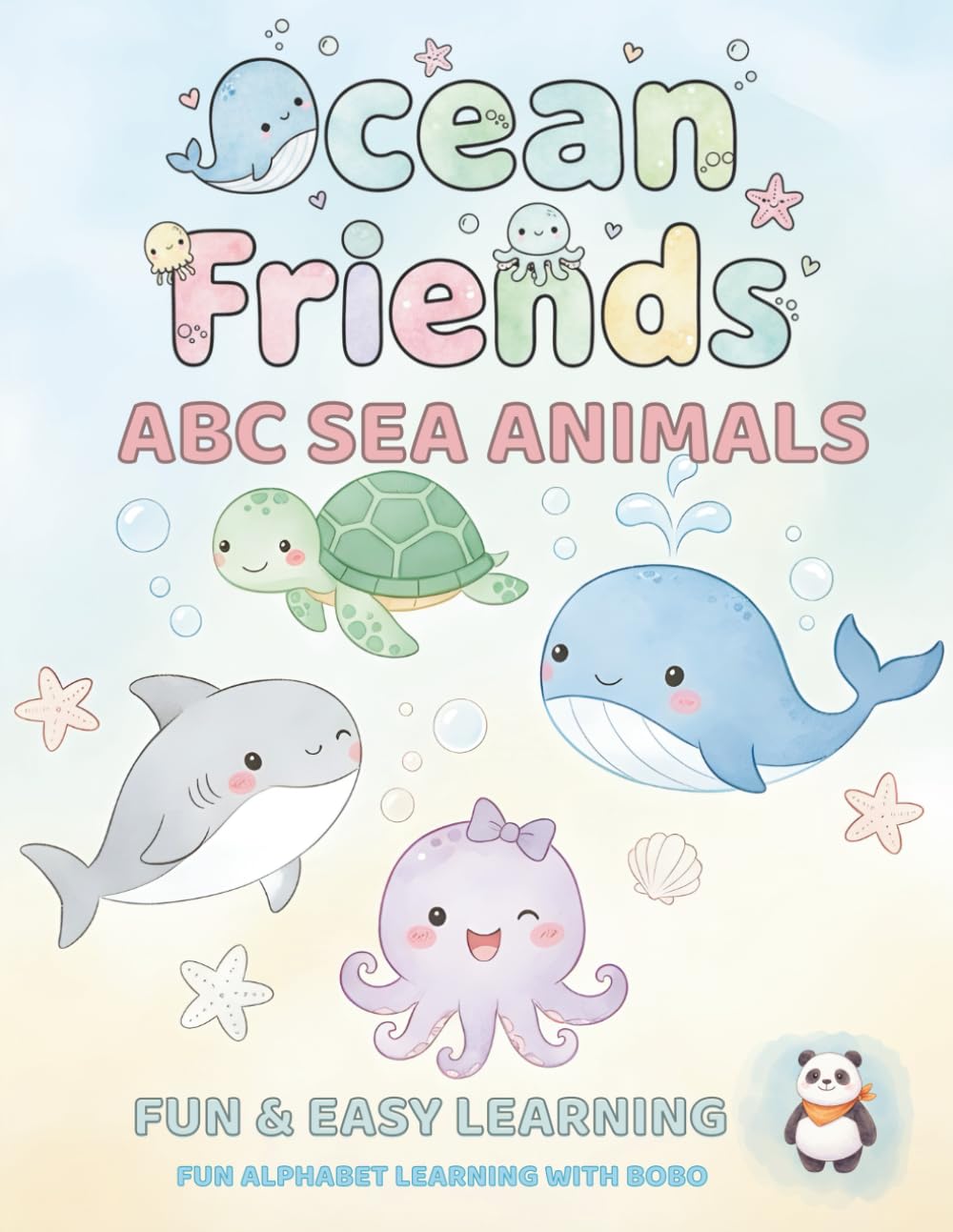 BoBo ABC Sea Animals – Ocean Friends: Underwater Alphabet Adventure | QR Interactive Coloring | Ages 2–5