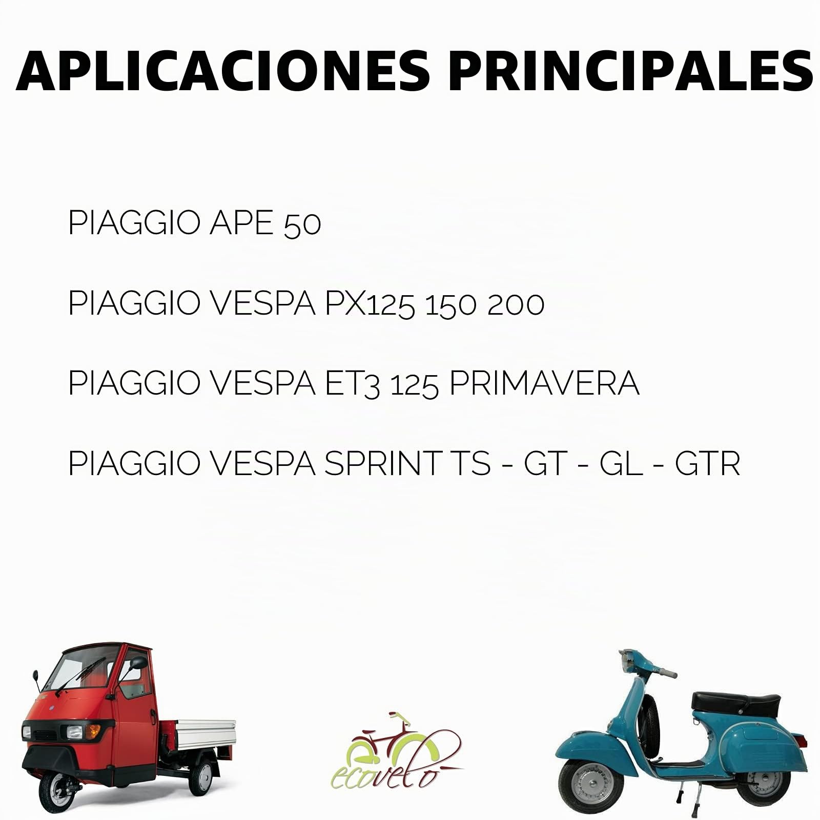 2 neumáticos 3.50-10 cubiertas de goma 6PR Cross con tacos para Ape Piaggio Vespa PX 125 Primavera 150 200