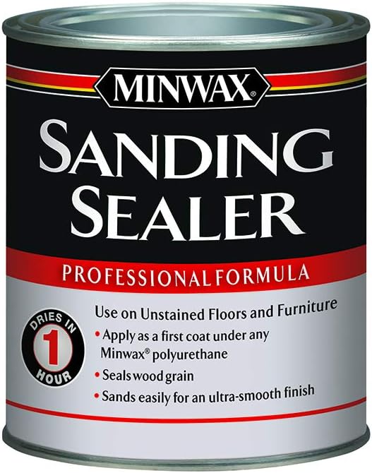 1 qt Minwax 65700 Clear Sanding Sealer Water-Based, Quart