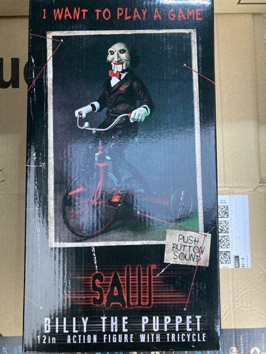 Amazon.co.jp: ソウ SAW/ビリー パペット with トライサイクル : おもちゃ