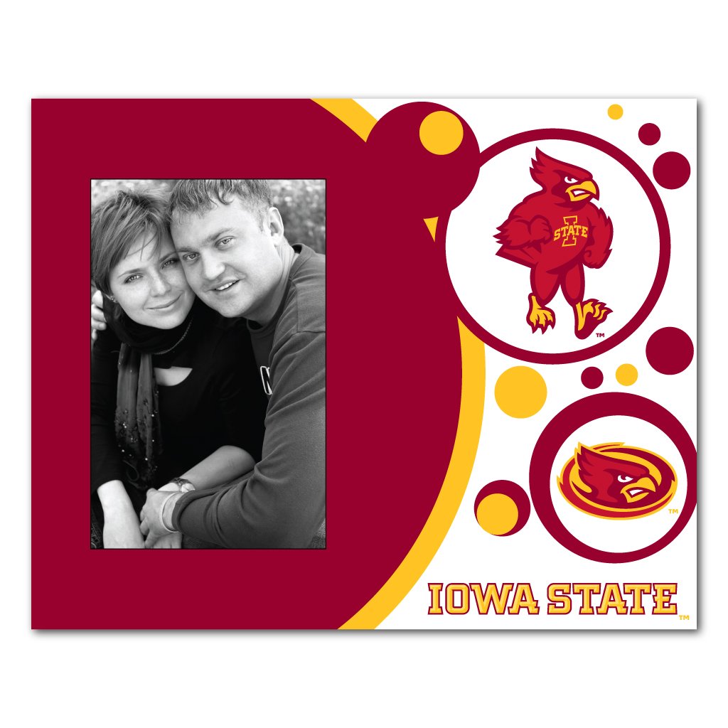 VictoryStore Gift Frame - Iowa State University Picture Frame - Circles Design